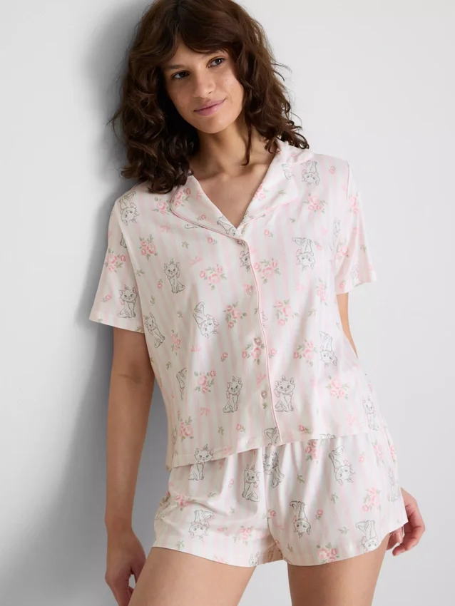 Disney's the aristocats marie short boyfriend pajamas