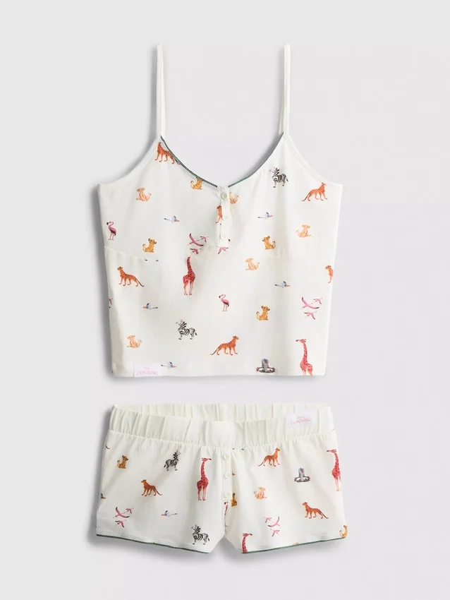 Disney's the lion king cotton-rich shorty pajamas