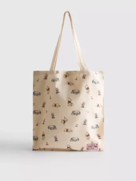 Disney's winnie the pooh cotton canvas tote bag