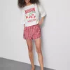 Disney's winnie the pooh gingham shorty pajamas