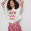 Disney's winnie the pooh gingham shorty pajamas