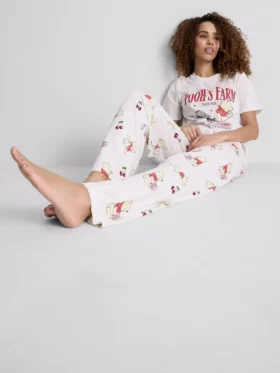 Disney's winnie the pooh printed pajama bottoms
