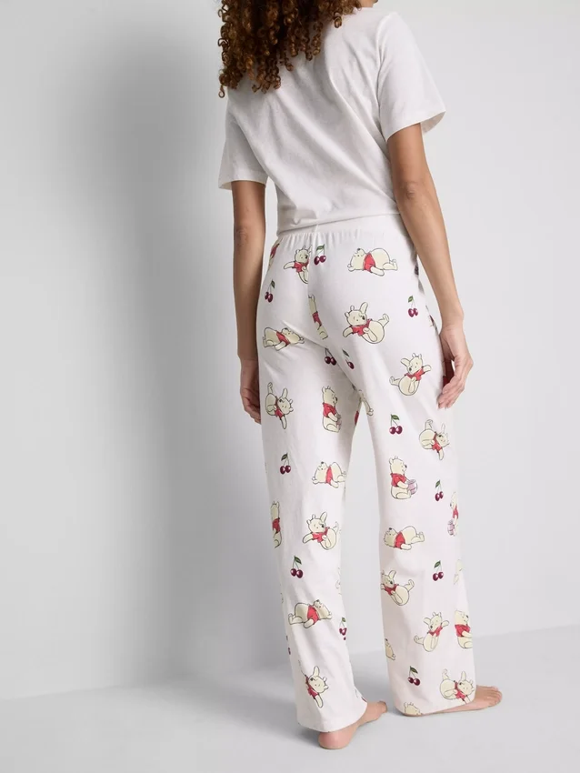Disney's winnie the pooh printed pajama bottoms