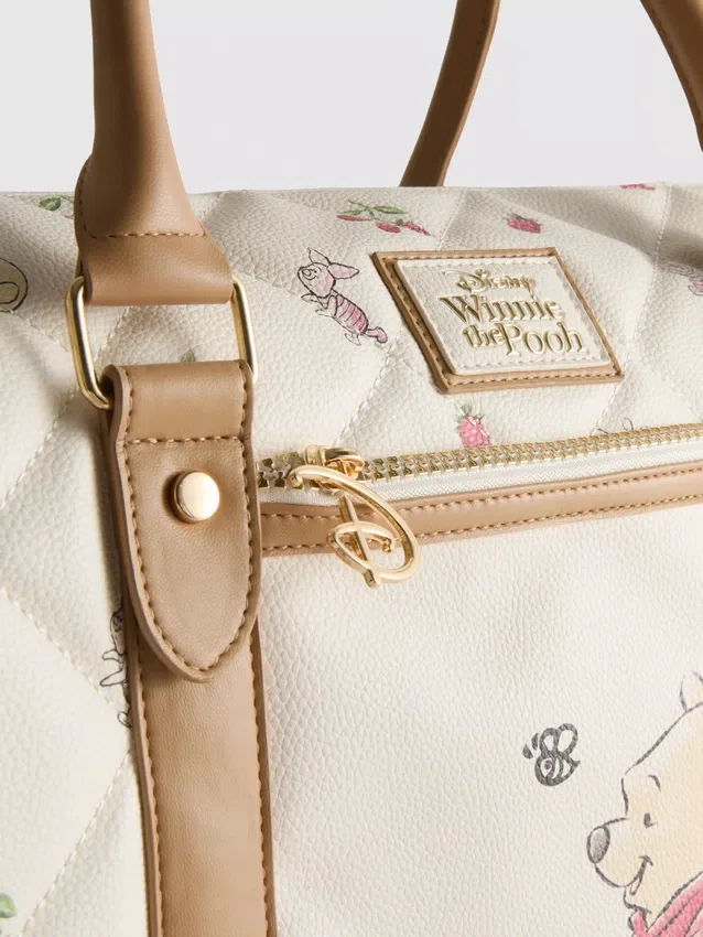 Disney's winnie the pooh quilted weekend bag