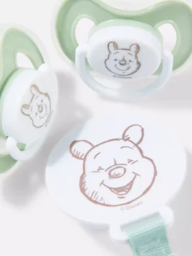 Disney’s winnie the pooh soother and holder set