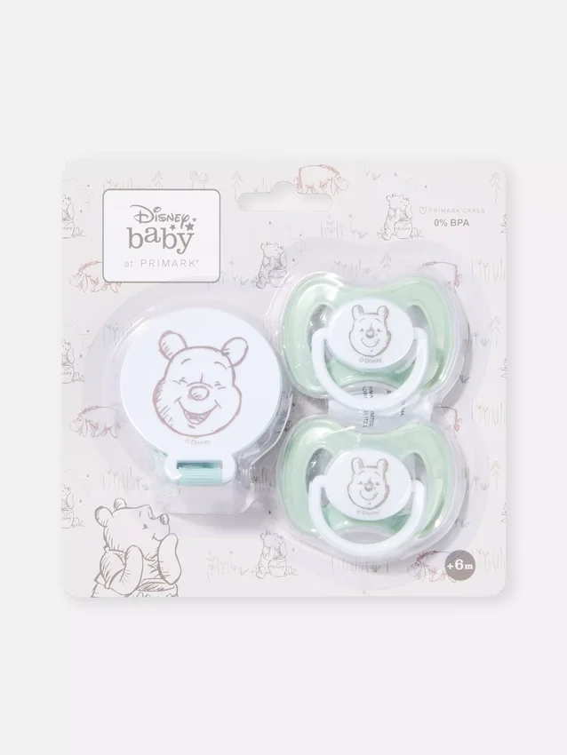 Disney's winnie the pooh soother and holder set