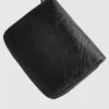 Distressed zip-up purse