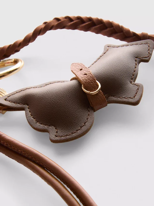 Dog bag charm keychain