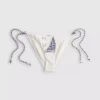 Dolce embroidered tie side bikini bottoms