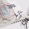 Dolce embroidered triangle bikini top