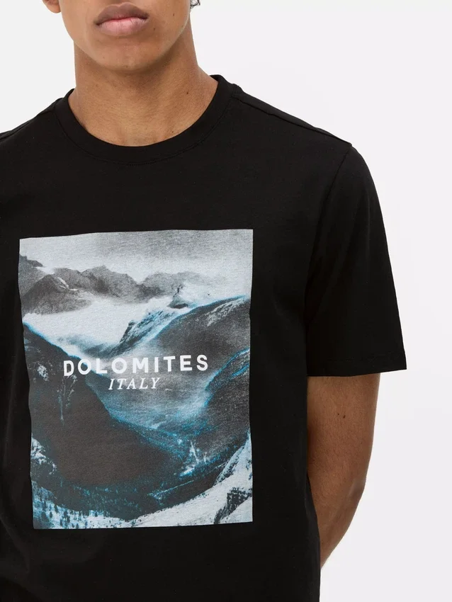 Dolomites print t-shirt