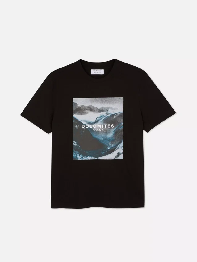 Dolomites print t-shirt