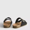 Double buckle-strap mule sandals