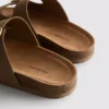 Double buckle-strap mule sandals