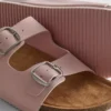 Double buckle-strap mule sandals