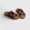 Double buckle strap sandals