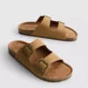 Double-buckle strap sandals