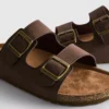 Double buckle strap sandals