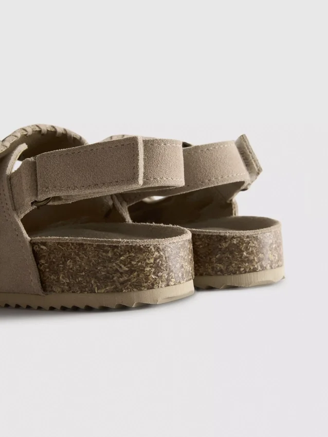 Double buckle-strap sandals