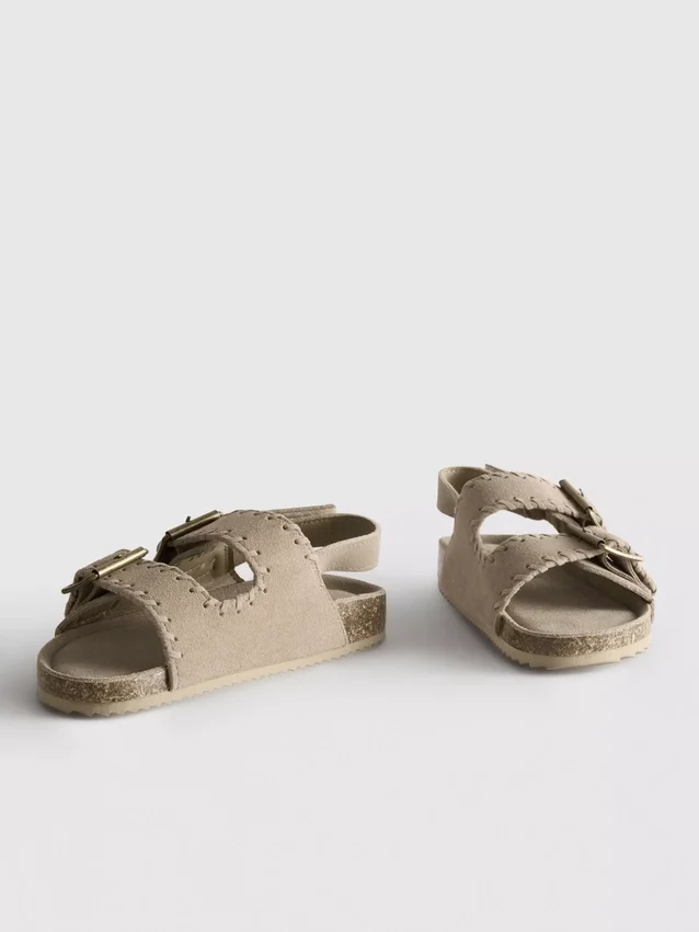 Double buckle-strap sandals