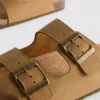 Double-buckle strap sandals