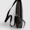 Double gusset crossbody bag