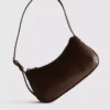 Double gusset shoulder bag