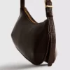 Double gusset shoulder bag