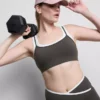 Double-layered active crop top