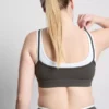 Double-layered active crop top