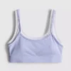 Double-layered active crop top