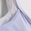 Double-layered active crop top
