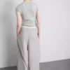 Double layered crew neck tee