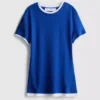 Double layered crew neck tee