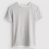 Double layered crew neck tee