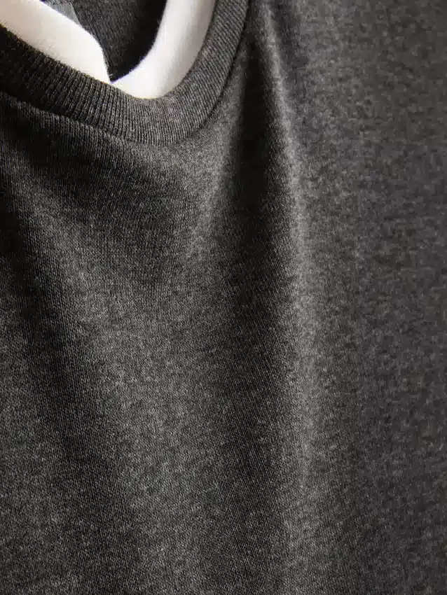 Double layered crew neck tee