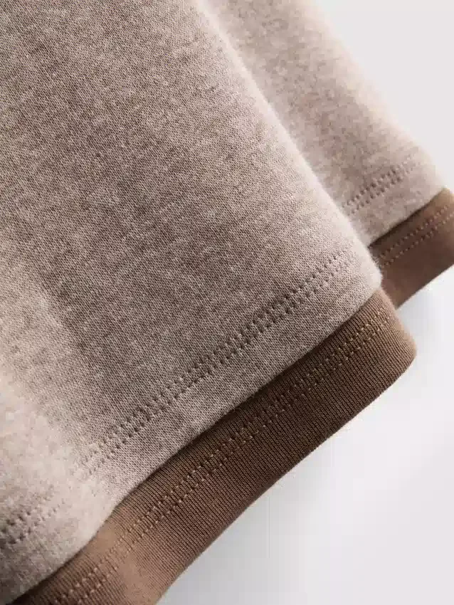 Double layered crew neck tee