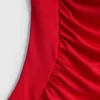 Draped detail molded control swimsuit
