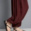 Draped harem pants
