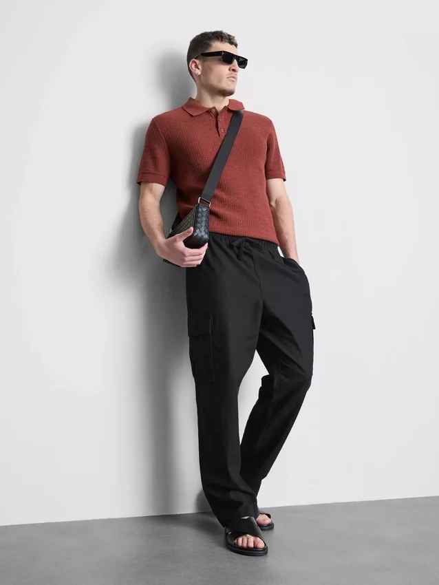 Drawstring cargo pants