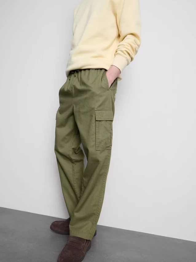Drawstring cargo pants
