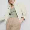 Drawstring crinkle shorts