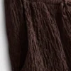 Drawstring crinkle shorts