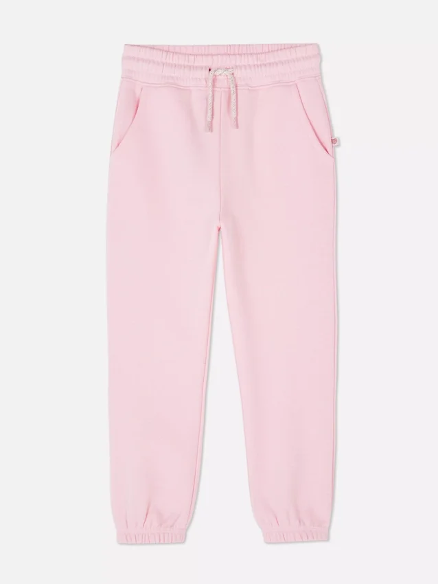 Drawstring cuffed joggers