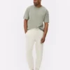 Drawstring cuffed joggers