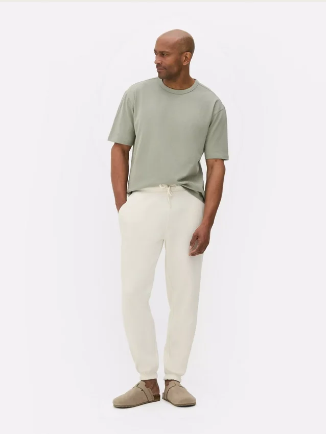Drawstring cuffed joggers
