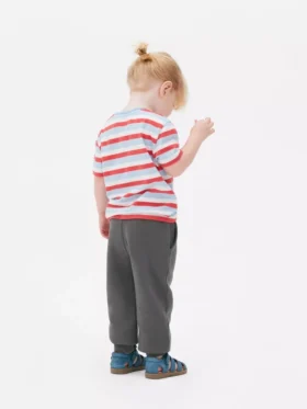 Drawstring cuffed joggers