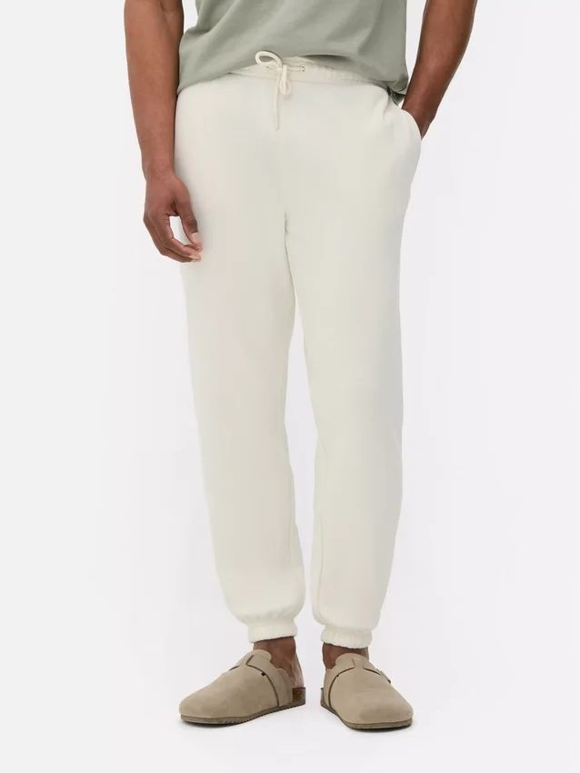 Drawstring cuffed joggers