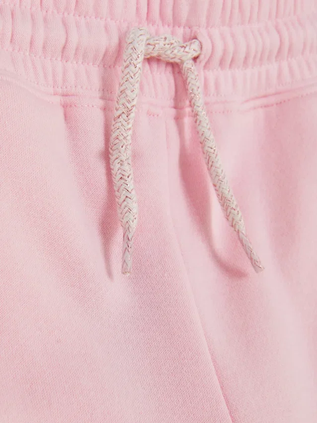 Drawstring cuffed joggers
