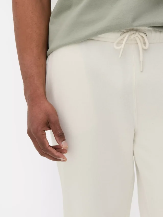 Drawstring cuffed joggers